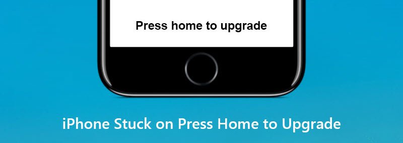 iPhone ជាប់គាំង ចុច Home ដើម្បីអាប់ដេត? របៀបជួសជុលវា។