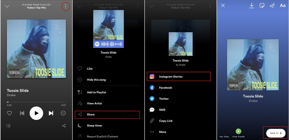 Πώς να προσθέσετε το Spotify στο Instagram Story για κοινή χρήση