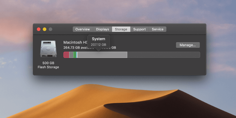 Πώς να εκκαθαρίσετε τον χώρο αποθήκευσης συστήματος σε Mac