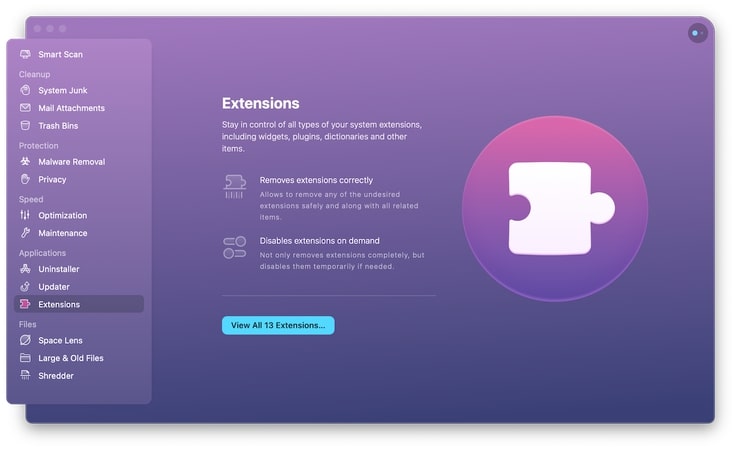 Mac Cleaner Extension