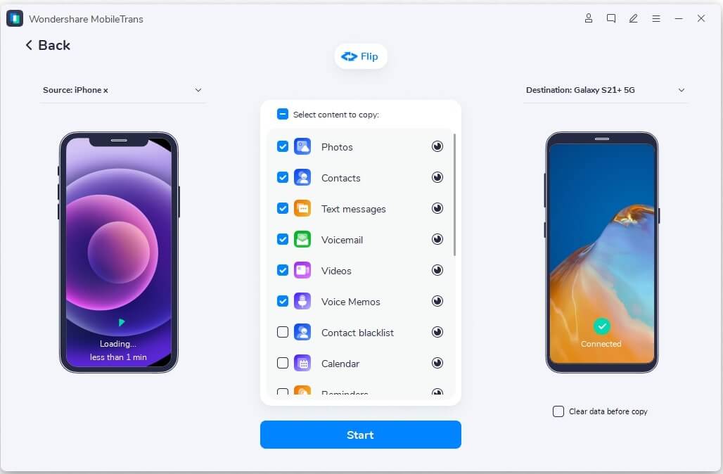 connect android and iphone to pc