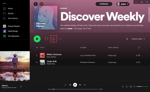 How to Download Spotify Discover Weekly with Premium