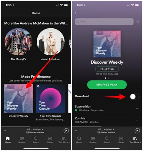 How to Download Spotify Discover Weekly with Premium